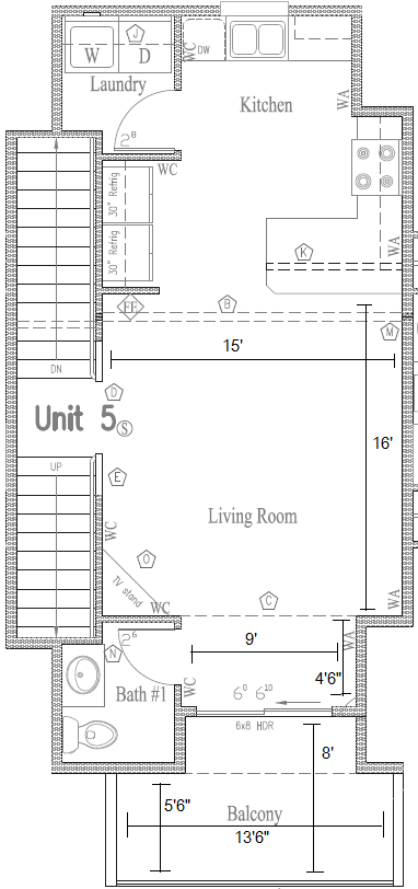 Unit #5 - Main Floor